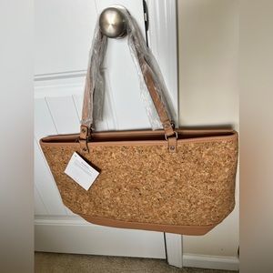 Thirty one jewell metallic cork tote NWT